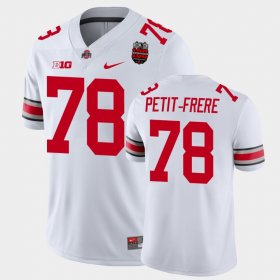 #78 Nicholas Petit-Frere 100th Anniversary OSU Buckeyes 100th Year Stadium Anniversary Men White Jersey 176605-470