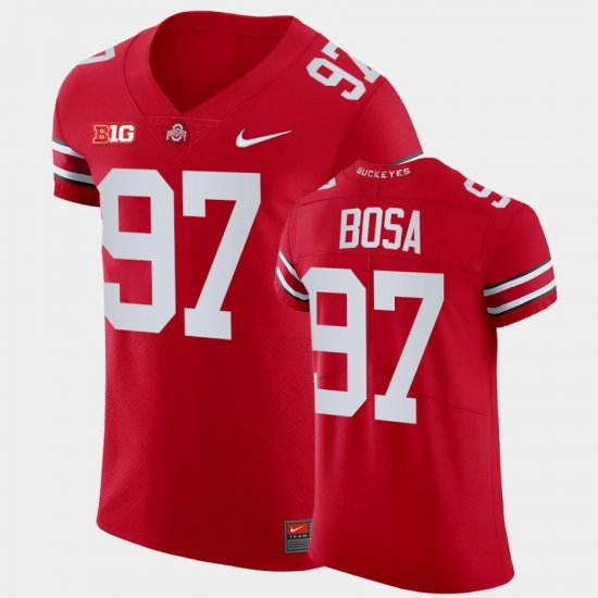 #97 Nick Bosa College Football OSU Elite Men All Scarlet Jersey 297250-654