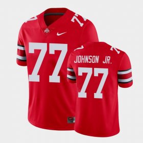 #77 Paris Johnson Jr. Game OSU Buckeyes Men's Red Jersey 204783-302
