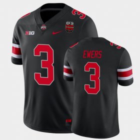 #3 Quinn Ewers 100th Anniversary Ohio State Buckeyes 100th Year Stadium Anniversary Men Black Jersey 368711-396