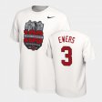 #3 Quinn Ewers 100th Anniversary Ohio State 100th Year Stadium Anniversary Men's White T-Shirt 814746-202
