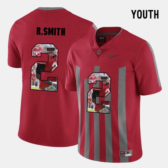 #2 Rod Smith Pictorial Fashion Ohio State Youth Red Jersey 301441-806