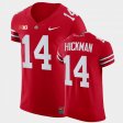 #14 Ronnie Hickman College Football OSU Elite Men's All Scarlet Jersey 724281-153