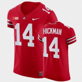 #14 Ronnie Hickman College Football OSU Elite Men's All Scarlet Jersey 724281-153 #14 Ronnie Hickman College Football OSU Elite Men's All Scarlet Jersey 724281-153