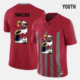#2 Ryan Shazier Pictorial Fashion Ohio State Youth Red Jersey 890528-854