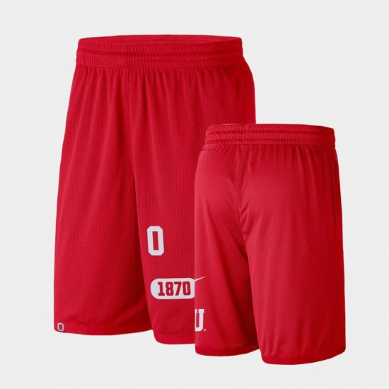 Wordmark Ohio State Performance Men\'s Scarlet Shorts 711201-464