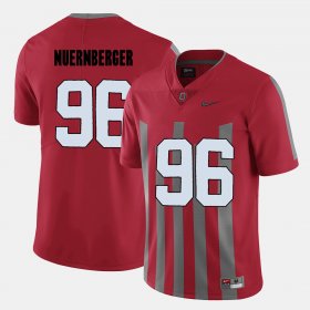 #96 Sean Nuernberger College Football OSU Buckeyes Men Red Jersey 734493-824