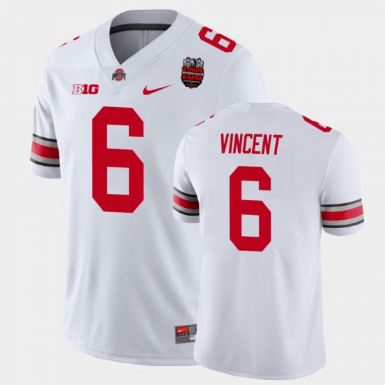 #6 Taron Vincent 100th Anniversary Ohio State 100th Year Stadium Anniversary Men White Jersey 405259-211