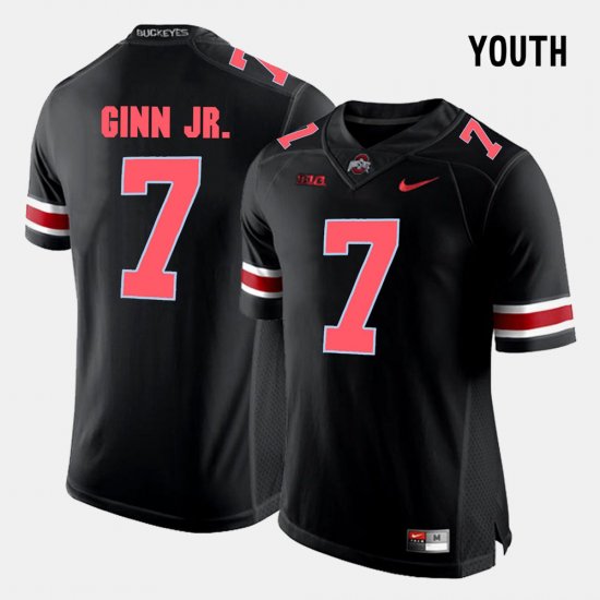 #7 Ted Ginn Jr. College Football OSU Youth Black Jersey 336439-785