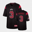 #3 Teradja Mitchell Replica OSU Buckeyes Fashion Mens Black Jersey 486328-278