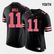 #11 Vonn Bell College Football Ohio State Buckeyes Youth Black Jersey 792408-690