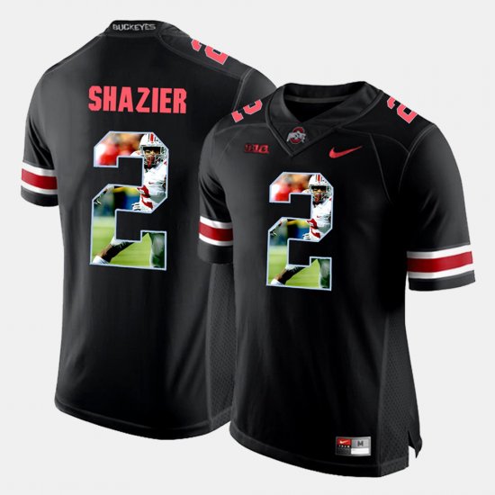 #2 Ryan Shazier Pictorial Fashion Ohio State Men Black Jersey 324332-843