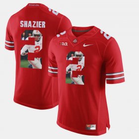 #2 Ryan Shazier Pictorial Fashion Ohio State Men Scarlet Jersey 807348-851