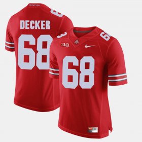 #68 Taylor Decker Alumni Football Game Ohio State Men's Scarlet Jersey 479314-299