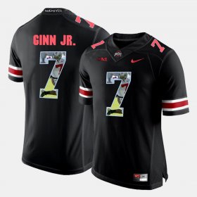 #7 Ted Ginn Jr. Pictorial Fashion Ohio State Mens Black Jersey 479268-577
