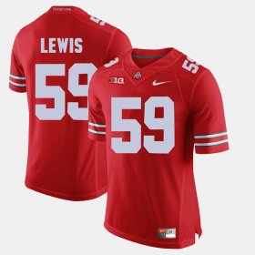#59 Tyquan Lewis Alumni Football Game Ohio State Mens Scarlet Jersey 245903-293