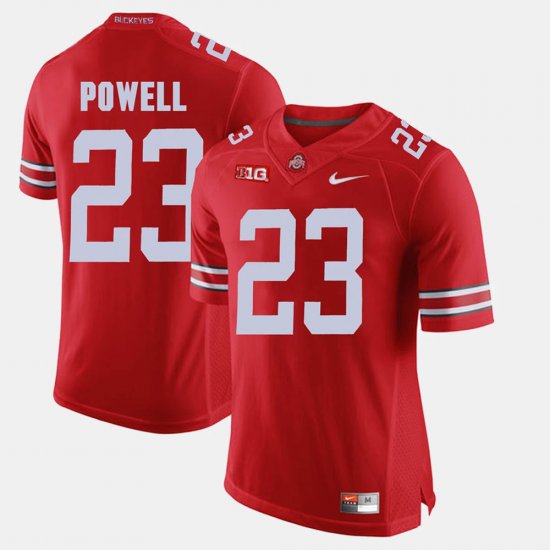 #23 Tyvis Powell Alumni Football Game Ohio State Mens Scarlet Jersey 311478-232