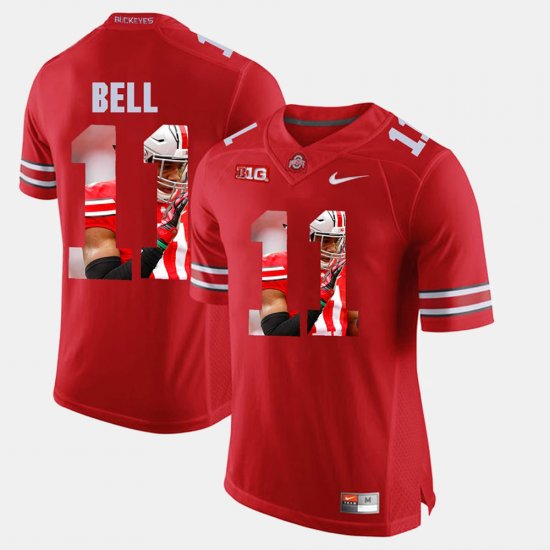 #11 Vonn Bell Pictorial Fashion Ohio State Men Scarlet Jersey 440654-950