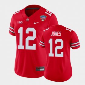 #12 Cardale Jones 2021 Sugar Bowl OSU College Football Women Scarlet Jersey 133109-170