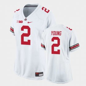 #2 Chase Young Game OSU College Football Women White Jersey 520574-557 #2 Chase Young Game OSU College Football Women White Jersey 520574-557