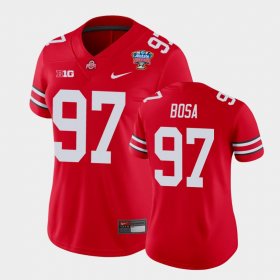 #97 Joey Bosa 2021 Sugar Bowl Ohio State Buckeyes College Football Women's Scarlet Jersey 983711-314