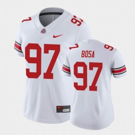 #97 Joey Bosa College Football Ohio State Game Women's White Jersey 249222-221