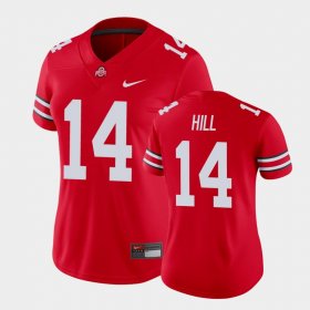 #14 K.J. Hill College Football OSU Buckeyes Game Women's Scarlet Jersey 820452-604 #14 K.J. Hill College Football OSU Buckeyes Game Women's Scarlet Jersey 820452-604