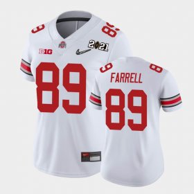 #89 Luke Farrell 2021 National Championship OSU Women White Jersey 564847-766