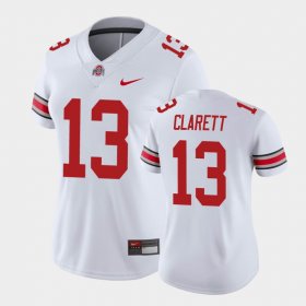#13 Maurice Clarett College Football Ohio State Game Womens White Jersey 442025-386