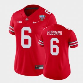 #6 Sam Hubbard 2021 Sugar Bowl Ohio State College Football Women Scarlet Jersey 170967-938