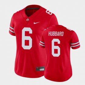 #6 Sam Hubbard College Football Ohio State Buckeyes Game Women's Scarlet Jersey 589033-593