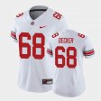 #68 Taylor Decker College Football OSU Game Womens White Jersey 219220-711
