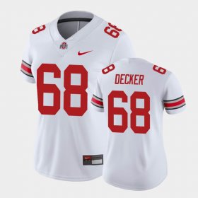 #68 Taylor Decker College Football OSU Game Womens White Jersey 219220-711 #68 Taylor Decker College Football OSU Game Womens White Jersey 219220-711