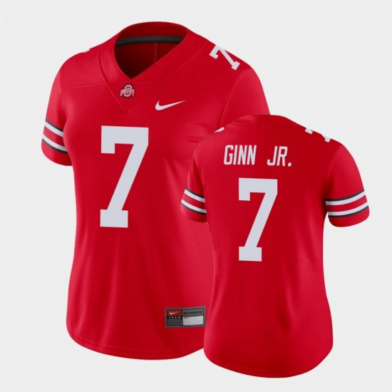 #7 Ted Ginn Jr. College Football Ohio State Game Womens Scarlet Jersey 826878-940