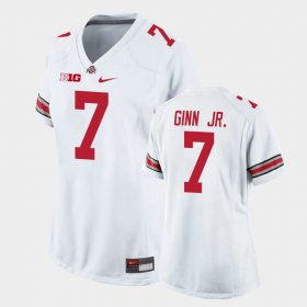 #7 Ted Ginn Jr. Game OSU College Football Womens White Jersey 689496-362 #7 Ted Ginn Jr. Game OSU College Football Womens White Jersey 689496-362