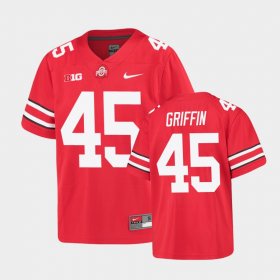#45 Archie Griffin Alumni Football Game Ohio State Buckeyes Youth Scarlet Jersey 501973-995