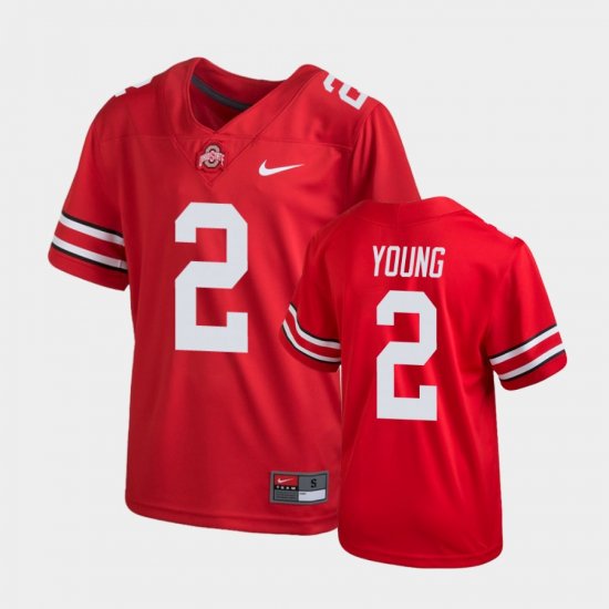 #2 Chase Young Untouchable Ohio State Football Youth Scarlet Jersey 364108-258