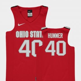 #40 Daniel Hummer Replica Ohio State Buckeyes College Basketball Youth Red Jersey 936674-883
