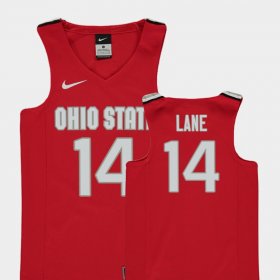 #14 Joey Lane Replica Ohio State College Basketball Youth Red Jersey 790048-860