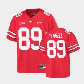#89 Luke Farrell Alumni Football Game Ohio State Buckeyes Youth Scarlet Jersey 791988-353