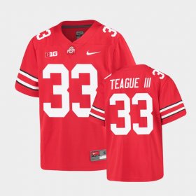 #33 Master Teague III Alumni Football Game Ohio State Buckeyes Youth Scarlet Jersey 922130-320