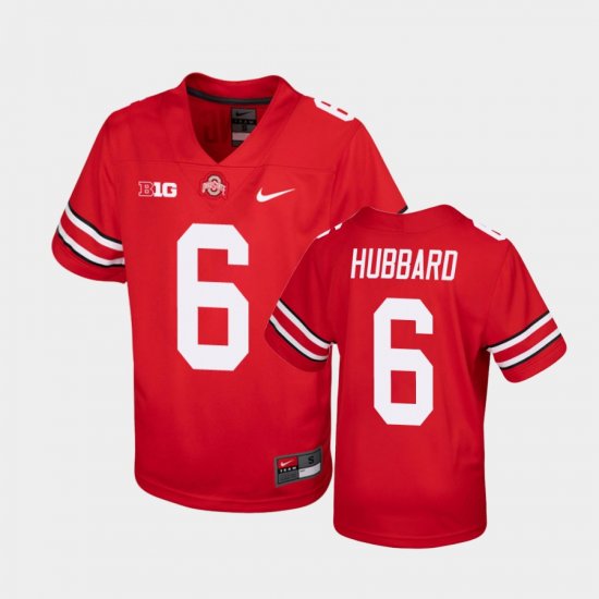 #6 Sam Hubbard College Football Ohio State Replica Youth Scarlet Jersey 949040-928