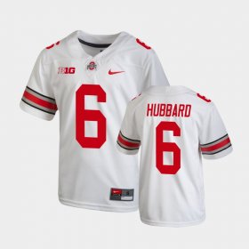 #6 Sam Hubbard Replica Ohio State College Football Youth White Jersey 764582-349