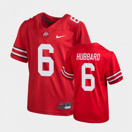 #6 Sam Hubbard Untouchable Ohio State Buckeyes Football Youth Scarlet Jersey 760392-745