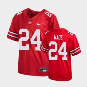 #24 Shaun Wade Untouchable Ohio State Football Youth Scarlet Jersey 852120-119