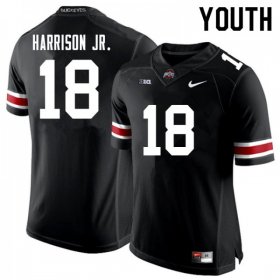 #18 Marvin Harrison Jr. Ohio State Football Youth Black Jersey 346086-294 #18 Marvin Harrison Jr. Ohio State Football Youth Black Jersey 346086-294
