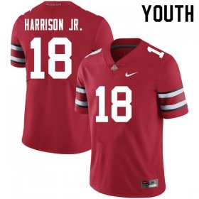 #18 Marvin Harrison Jr. College Ohio State Youth Red Jersey 911972-151 #18 Marvin Harrison Jr. College Ohio State Youth Red Jersey 911972-151